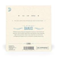 D&apos;Addario EJ69B Phosphor Bronze Light 9-20 snaren voor vijfsnarige banjo - thumbnail