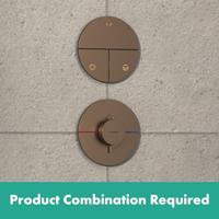 Hansgrohe ShowerSelect Comfort S thermostaat inbouw, Brushed Bronze - thumbnail