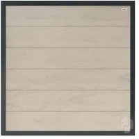 Elephant schutting forte houtcomposiet fsc/grijs 40x1800x1800mm bicolor grijs met antraciet aluminium kader - thumbnail