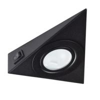 Onderbouwarmatuur Zepo - Zwart - Driekhoek - G4 fitting - met schakelaar - thumbnail