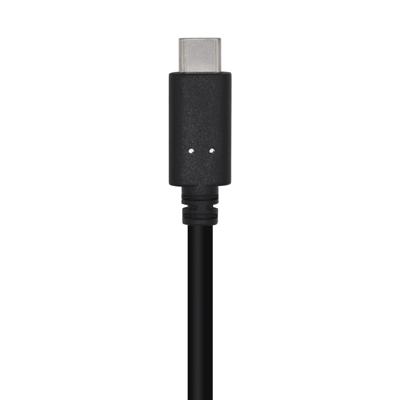 AISENS A107-0450 USB 3.1 Gen2 Kabel 10Gbps 3A Type USB-C/M-A/M, zwart, 1,5 m