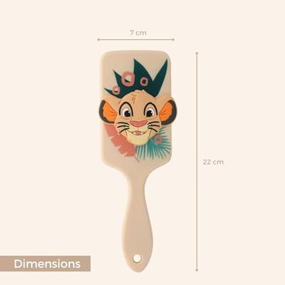 Disney® haarborstel voor kinderen met 3D Simba applicatie sinaasappel Disney® haarborstel voor kinderen met 3D Simba applicatie sinaasappel