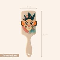 Disney® haarborstel voor kinderen met 3D Simba applicatie sinaasappel - thumbnail