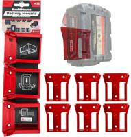 Stealthmounts Batterijhouders voor Milwaukee M18 18v | Rood | 6 stuks - BM-MW18-RED-6 - thumbnail