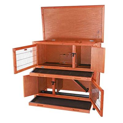 TRIXIE NATURA KONIJNENHOK GEISOLEERD BRUIN 116X113X65 CM