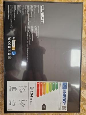 CUBOT Tab KingKong Mini Tablet 8,68 inch HD+ 90 Hz, 16 GB RAM (6 GB + 10 GB Est.), 128 GB ROM, 4G Dual SIM, camera 48 MP, batterij 10200 mAh, Android 15, Unisoc T615, zwart.