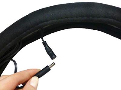 HP Autozubehör Lenkradbezug Heizbar 12V Stuurwielhoes (Ø) 39 cm Zwart