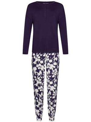 Paarse duurzame pyjama Pastunette