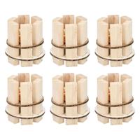 Houten Aanmaakblokjes van Hout, 6-pack - thumbnail