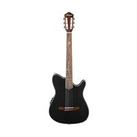 Ibanez Tim Henson Signature TOD10N Transparent Black Flat elektrisch-akoestische klassieke gitaar - thumbnail