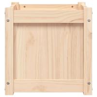 VidaXL Plantenbak 40x40x40 cm massief grenenhout - thumbnail