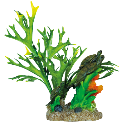 Superfish Deco Garden Turtle - Aquarium - Ornament - 14x8x27 cm