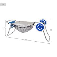 Multifunctioneel strandkarretje Colorbaby Aluminium - thumbnail