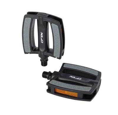 XLC Pedaal city/comfort pvc zw/gry pdc20 stel