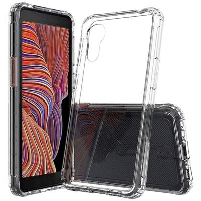 JT Berlin BackCase Pankow Clear Backcover Samsung Galaxy XCover 5 Transparant Stootbestendig, Inductieve lading
