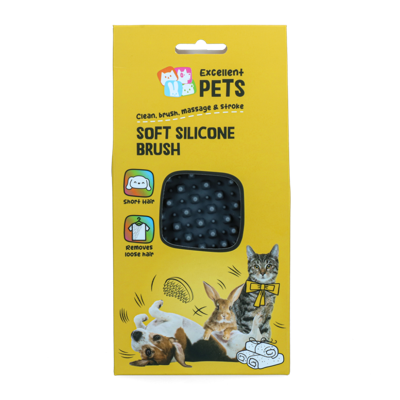 Excellent Pets Soft Silicone Brush Kort haar
