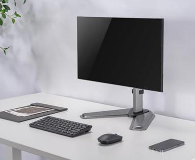 My Wall HL56-1L Monitorvoet Aantal monteerbare displays: 1 Display(s) 43,2 cm (17) - 81,3 cm (32) Grijs In hoogte verstelbaar, Kantelbaar, Zwenkbaar, Staand