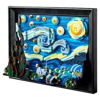 LEGO Ideas 21333 Vincent van Gogh - The Starry Night Canvas Art Print - thumbnail