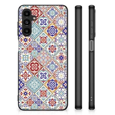 Samsung Galaxy A14 5G Marmeren Print Telefoonhoesje Tiles Color Samsung Galaxy A14 5G Marmeren Print Telefoonhoesje Tiles Color