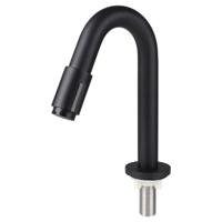 Koudwaterkraan Differnz Bow 19 cm Mat Zwart Differnz - thumbnail