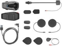 INTERPHONE UCOM6R - Dubbel - Afneembare Bluetooth 5.2 Motorfiets Intercom en Geïntegreerde Batterij 15 uur Autonomie, 2 Moto 1 Km, TFT en GPS compatibel, Waterdicht, Luidspreker 32mm, voor alle Helmen - thumbnail