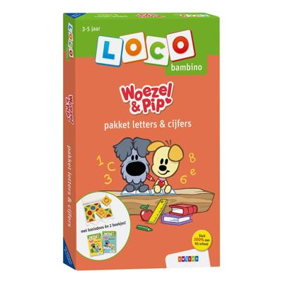 Loco Bambino - woezel & pip pakket - letters & cijfers