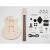 Boston KIT-LP-10 zelfbouwpakket elektrische gitaar single cut-stijl
