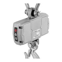 Steinberg Systems SBS-KW-500SLIM Kraanweegschaal Laadvermogen Max. 500 kg Nauwkeurigheid 100 g LCD-scherm Gegoten aluminium, staal, roestvrij staal Eenheden kg/lb - thumbnail