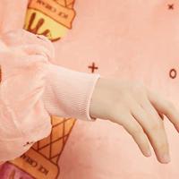 Draagbare deken met capuchon & mouwen - kind - ijsjes - thumbnail