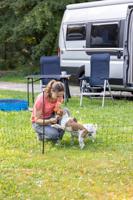 AKO Producten/ campingnet 20meter 80cm groen dubbele pen - thumbnail