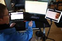 AirTurn TechAssist Bundle Manos + GoStand tablet en smartphone houder - thumbnail