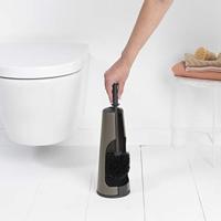 Brabantia Renew Toiletborstel met Houder Platinum/Donkergrijs - thumbnail