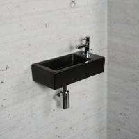 Wiesbaden Fonteinset Mat Zwart Color Chroom - Fonteinset Met Amador Kraan - thumbnail