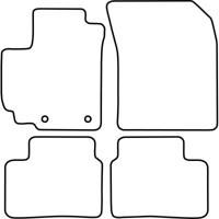 Automatten passend voor Suzuki Wagon R+ 1997-2000 (3-teilig) TMSZ522 - thumbnail