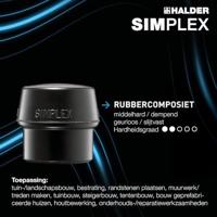 Rubberen hamer Halder Simplex - thumbnail