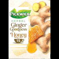 Pickwick Herbal Ginger Goodness met Honingsmaak 15 x 1,75 g bij Jumbo - thumbnail
