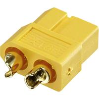 Reely RE-6618948 Accupack bus deluxe XT60H, 3,5 mm Verguld, Soldeerbaar 1 stuk(s) - thumbnail