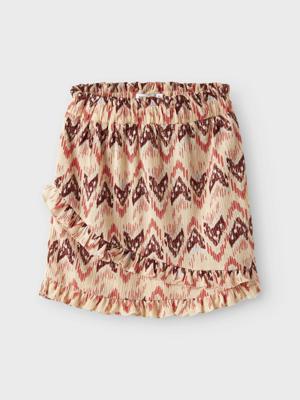 Name it zomer rok meisjes - print beige - Nkfhamsa