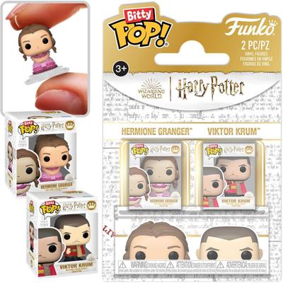 Harry Potter Funko Bitty Pop! 2-Pack: Hermione Granger & Viktor Krum