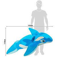 Intex - opblaasdier walvis ride-on 152 x 114 cm - thumbnail