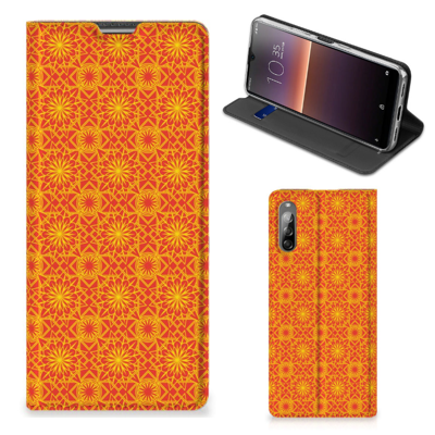 Sony Xperia L4 | Hoesje met Magneet | Batik Oranje