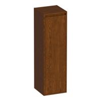 Brauer Adore - Hoge Kast - 120 cm - 1 Deur - Greeploos - Rechtsdraaiend - Lamellen Eiken Bruin - thumbnail