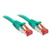 LINDY 47747 RJ45 Netwerkkabel, patchkabel CAT 6 S/FTP 1.00 m Groen Snagless 1 stuk(s) - thumbnail