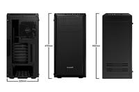 Be quiet! Pure Base 600 Window Zwart - thumbnail