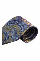 Massimo Valeri Gele zijden stropdas V47 - thumbnail