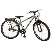 Volare cross kinderfiets - jongens - 24 inch - donker grijs- 3 versnellingen - thumbnail