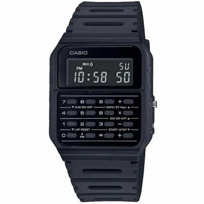 Unisex horloge Casio CALCULATOR Zwart