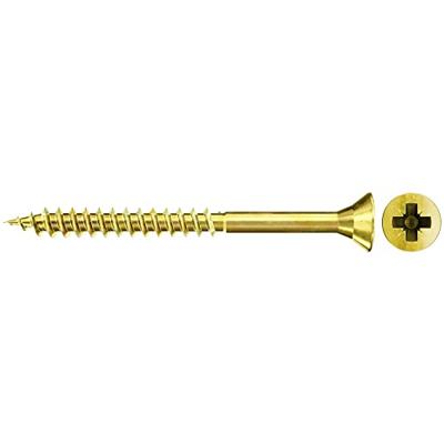 Fischer 551165 Spaanplaatschroef 4.5 mm 35 mm Kruiskop Pozidriv Galvanisch verzinkt 500 stuk(s)