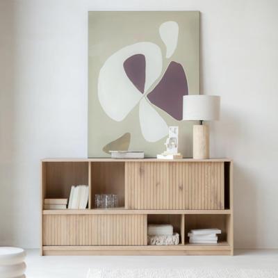 Eleonora Dressoir 'Milo' Eiken, 180cm, kleur Naturel Eleonora Dressoir 'Milo' Eiken, 180cm, kleur Naturel