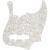 Fender 10-Hole Contemporary Jazz Bass Pickguard Aged White Pearl slagplaat voor Fender Jazz Bass - thumbnail